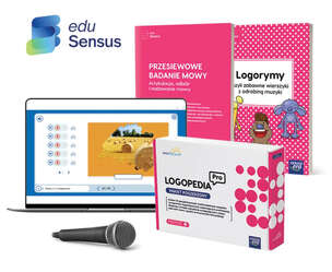 EduSensus Logopedia PRO. Pakiet Poszerzony 4.0 + mikrofon