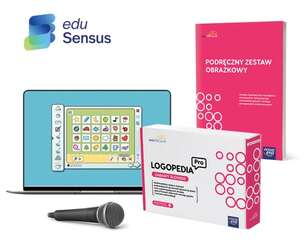 EduSensus Logopedia PRO. Zabawy słowem - Zestaw komputerowych programów logopedycznych + mikrofon