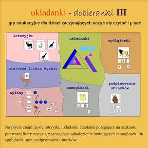 Układanki - dobieranki 3 (Wydanie II, mocno zmienione i udźwiękowione) - program komputerowy