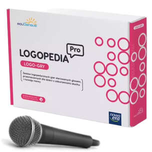 EduSensus Logopedia PRO. LOGO-GRY - Pakiet logopedycznych programów komputerowych + mikrofon