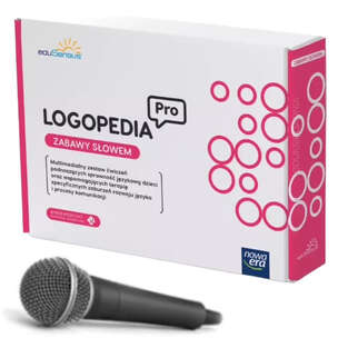 EduSensus Logopedia PRO. Zabawy słowem - Zestaw komputerowych programów logopedycznych + mikrofon
