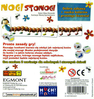 Nogi stonogi - gra dla dzieci
