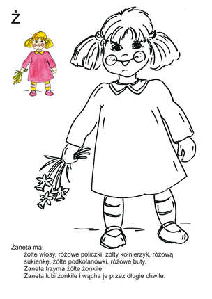 Kolorowanka logopedyczna