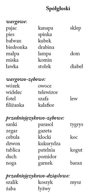 Kwestionariusz badania mowy