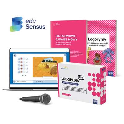 EduSensus Logopedia PRO. Pakiet Poszerzony 4.0 + mikrofon