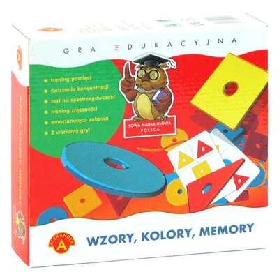 Wzory, kolory, memory - gra edukacyjna