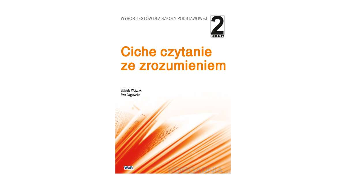 Sprawdzian Cichego Czytania Ze Zrozumieniem Kl 2 www.eduksiegarnia.pl