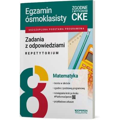 Egzamin ósmoklasisty 2026. Matematyka. Zadania z odpowiedziami. Repetytorium