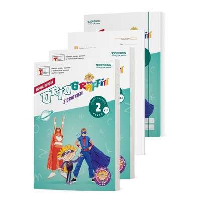 ORTOGRAFFITI z Bratkiem - Zestaw dla uczniów klas II (wydanie 2018)