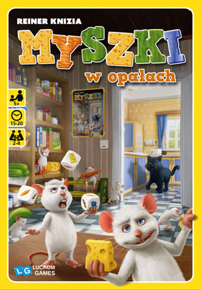 Myszki w opałach - planszowa zabawa w kotka i myszkę