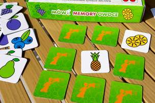 MÓWik MEMORY Owoce - gra dydaktyczna z zastosowaniem symboli MÓWik