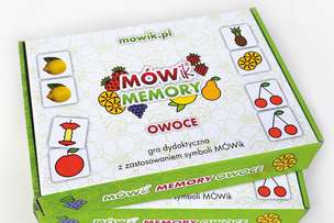MÓWik MEMORY Owoce - gra dydaktyczna z zastosowaniem symboli MÓWik