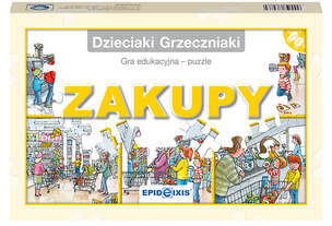 Dzieciaki Grzeczniaki - ZAKUPY. Gra edukacyjna - puzzle