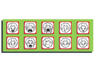 Emocje - zestaw 50 kart