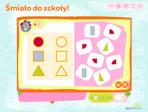 Śmiało do szkoły! (Edusensus) (program multimedialny). Program zapobiegający trudnościom w nauce czytania, pisania i liczenia (dla dzieci w wieku 5-6 lat)