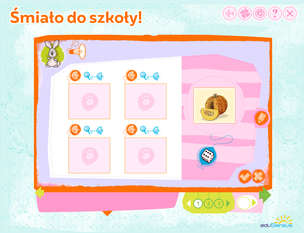 Śmiało do szkoły! (Edusensus) (program multimedialny). Program zapobiegający trudnościom w nauce czytania, pisania i liczenia (dla dzieci w wieku 5-6 lat)