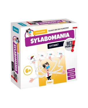 Sylabomania z Profesorkiem. Czytanie bez problemu - gra planszowa i układanka