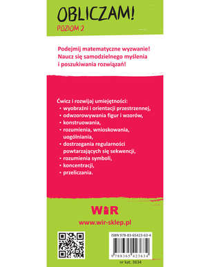Gimnastyka umysłowa dyslektyka. Obliczam! Ćwiczenia matematyczne. Poziom 2