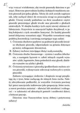 Dźwięki mowy, rytm i ruch. Piosenki z zabawami kształcącymi słuch fonemowy, sprawność ruchową i ruchowo-słuchową (z 2 płytami CD)