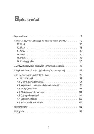 Widzę, słyszę, czuję... Zabawy aktywizujące zmysły kilkulatków