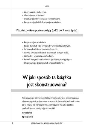 Księga zabaw dla niemowlaków i maluchów. Dla dzieci w wieku 0-3 lat