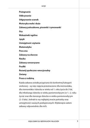 Księga zabaw dla niemowlaków i maluchów. Dla dzieci w wieku 0-3 lat