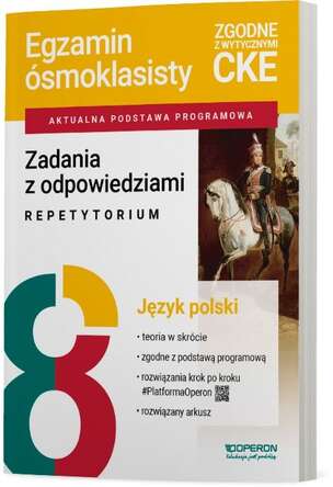 Egzamin ósmoklasisty 2027. Język polski. Zadania z odpowiedziami. Repetytorium