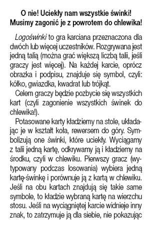 Logoświnki. Logopedyczna gra karciana