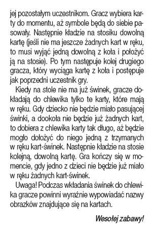 Logoświnki. Logopedyczna gra karciana