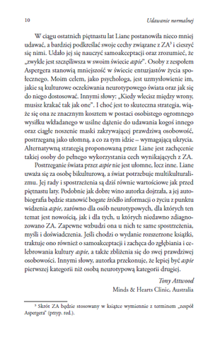 Udawanie normalnej. Życie z zespołem Aspergera (zaburzeniami ze spektrum autyzmu)