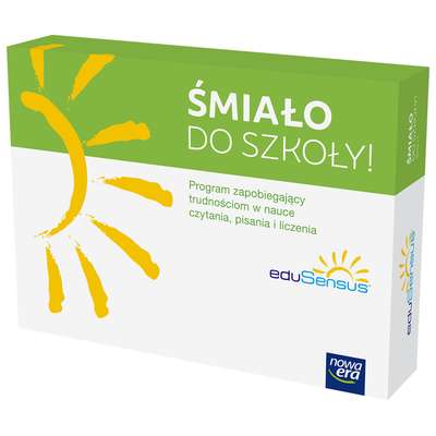 Śmiało do szkoły! (Edusensus) (program multimedialny). Program zapobiegający trudnościom w nauce czytania, pisania i liczenia (dla dzieci w wieku 5-6 lat)