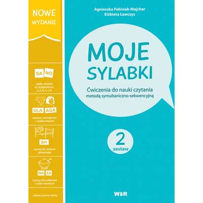 Moje sylabki - wczesna nauka czytania metodą symultaniczno-sekwencyjną. Zestaw 2 (nowe wydanie)