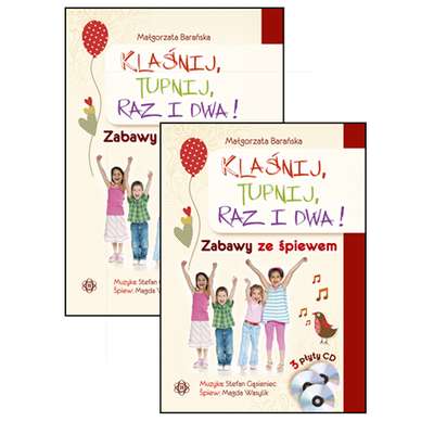 Klaśnij, tupnij, raz i dwa! Zabawy ze śpiewem (z 3 płytami CD)