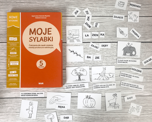 Moje sylabki - wczesna nauka czytania metodą symultaniczno-sekwencyjną. Zestaw 5 (pierwsze wydanie)