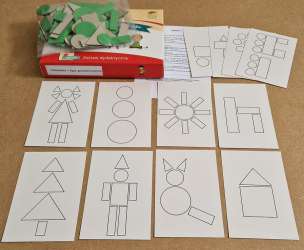 Zestaw Układanki z figur geometrycznych