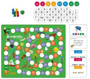 Ortografia na wesoło - edukacyjna gra planszowa