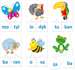 Układam i czytam - gra edukacyjna