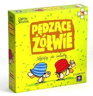 Pędzące żółwie. Wyścig do sałaty - planszowa gra dla dzieci
