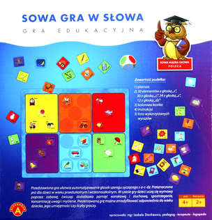 Sowa. Gra w słowa - gra logopedyczna