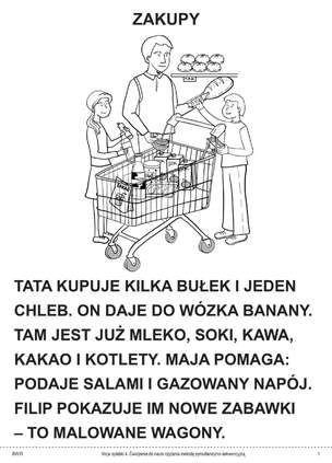 Moje sylabki - wczesna nauka czytania metodą symultaniczno-sekwencyjną. Zestaw 4