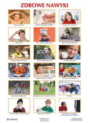 DOBRE WYCHOWANIE / ZDROWE NAWYKI - plansza edukacyjna