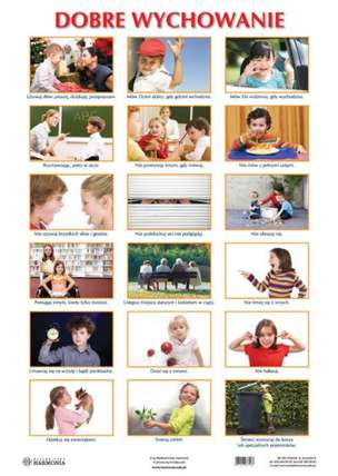 DOBRE WYCHOWANIE / ZDROWE NAWYKI - plansza edukacyjna
