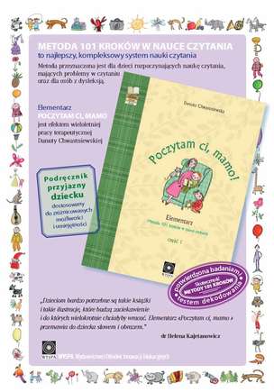 Przewodnik do metody 101 kroków w nauce czytania i pisania dla nauczycieli i rodziców (z kompletem kart i płytą CD)