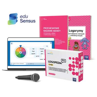 Edusensus Logopedia PRO. Pakiet GOLD 4.0 + mikrofon