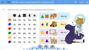 mTalent (program multimedialny) - Czytanie sy-la-ba-mi 2