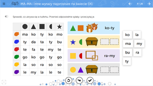 mTalent (program multimedialny) - Czytanie sy-la-ba-mi 2
