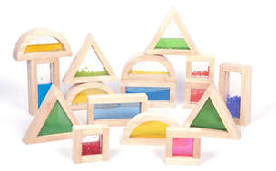 Kolorowe klocki sensoryczne