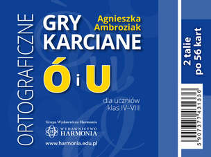 Ortograficzne gry karciane Ó i U dla uczniów klas IV-VIII