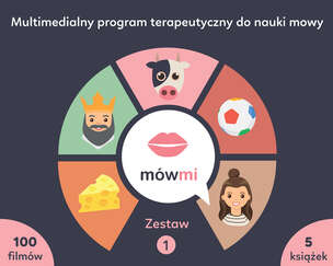 MówMi. Multimedialny program terapeutyczny do nauki mowy mówmi. ZESTAW 1