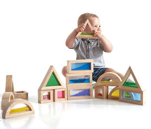 Kolorowe klocki sensoryczne